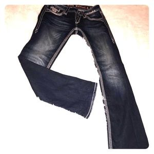 Rock revival Serena dark wash jeans